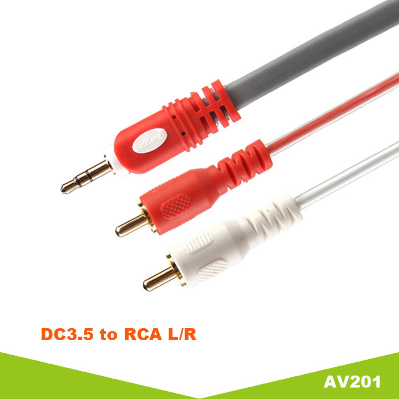 AV cable 3.5 DC to RCA