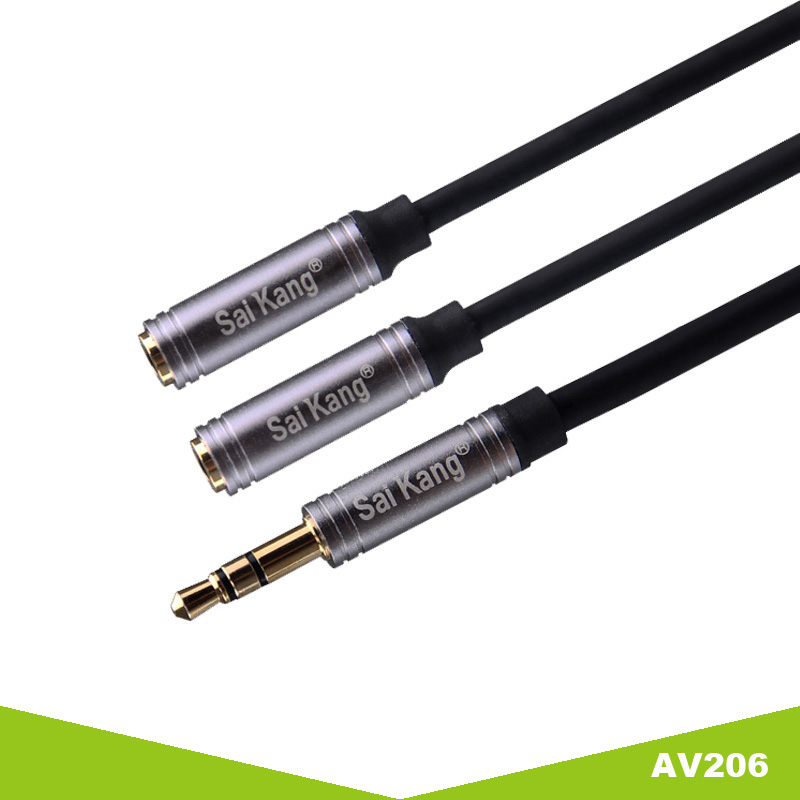 AV Splitter 3.5 male x1 /femal